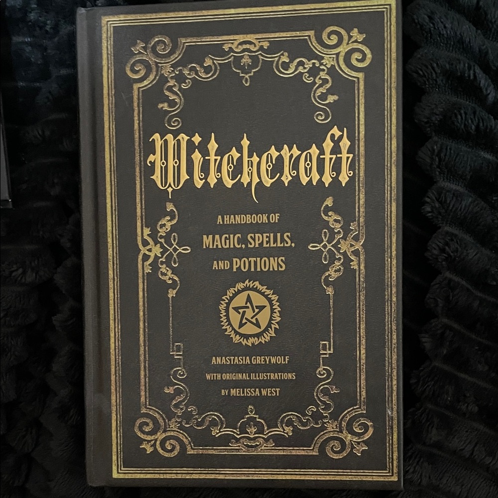 Witchcraft Handbook with Gold Accents
Magic, spells, potions. 
NWT
246 pg hrdcvr